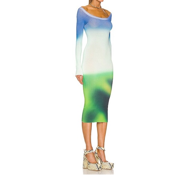 OFF-WHITE
Blurred Seamless Knit Midi Dress - Picture 3 of 3